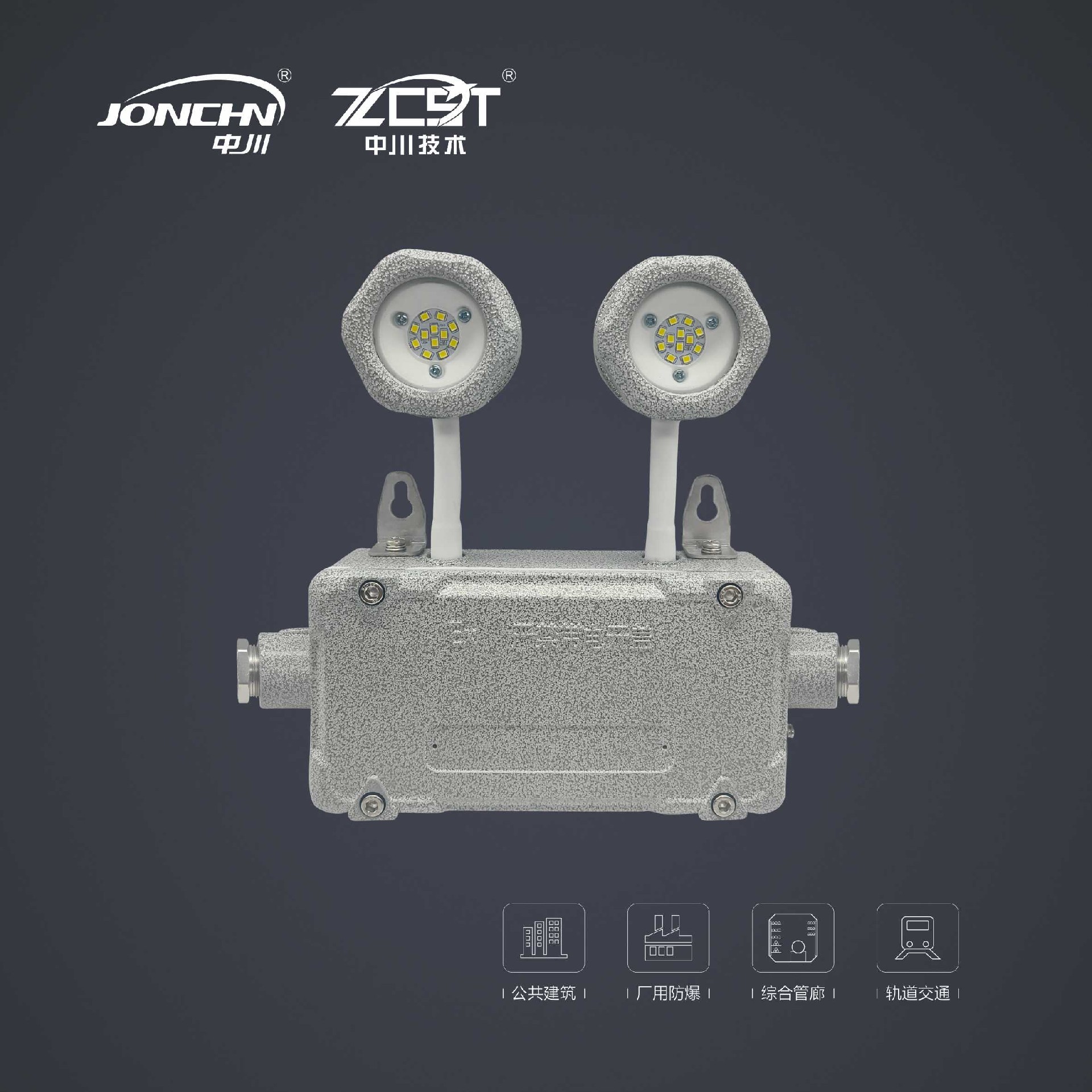 防爆壁掛雙頭照明燈